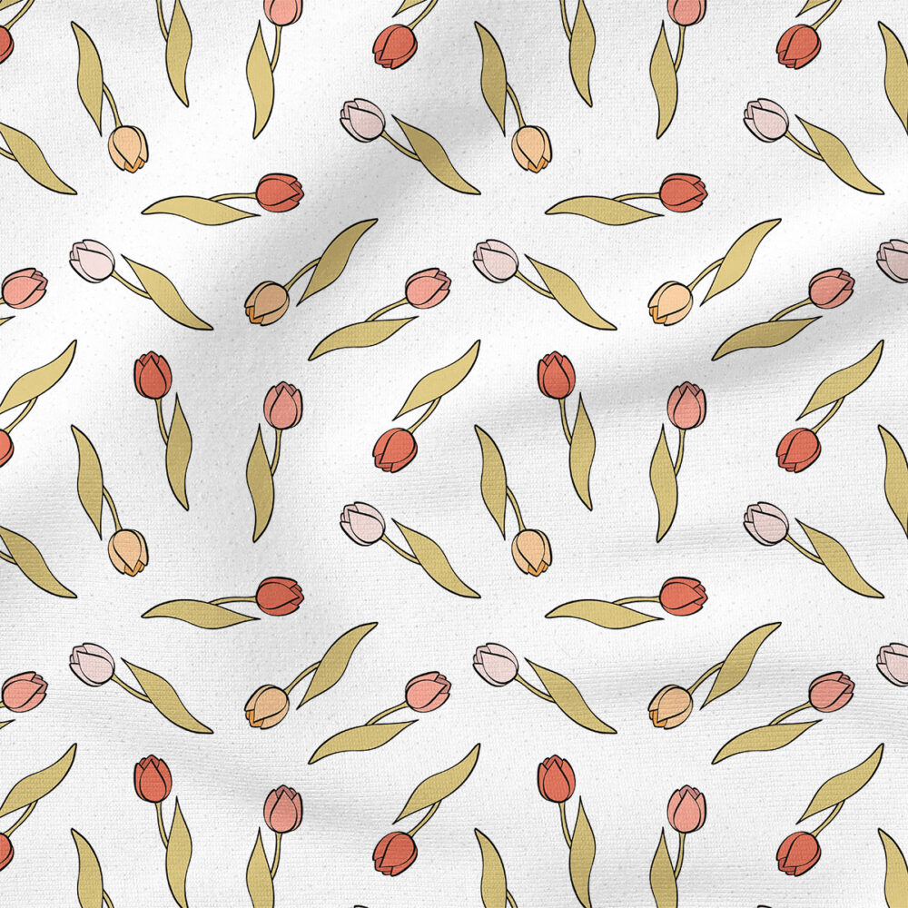 Tulips (Boho) | Children Fabric Design | Julie Storie Designs